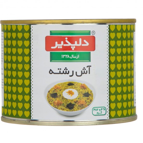 کنسرو آش رشته دلپذير 482 گرمي