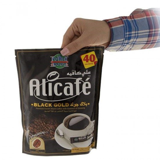پودر قهوه علي کافه مدل BLACK GOLD بسته 40*2.5 گرمي
