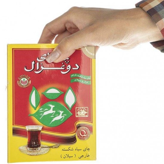 چاي سياه خارجي سيلان دوغزال ساده 250 گرمي