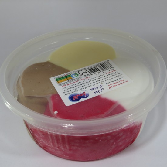 بستني ميوه اي چهاررنگ کالي جار 125 گرمي