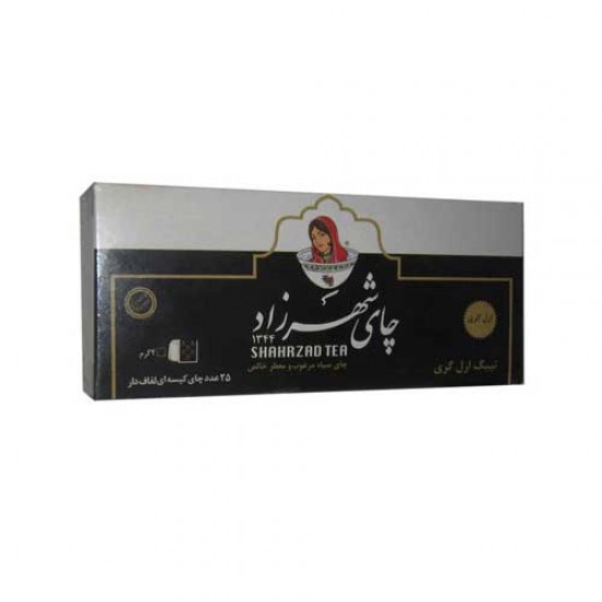 چاي کيسه اي ارل گري شهرزاد 50 عددي
