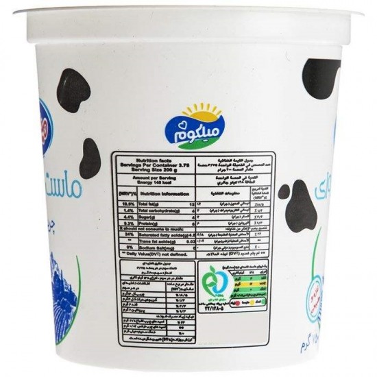 ماست خامه اي چربي 6% ميهن 750 گرمي