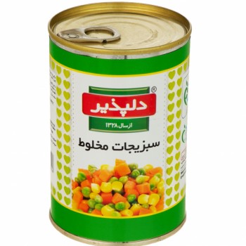 کنسرو سبزيجات مخلوط دلپذير 420 گرمي