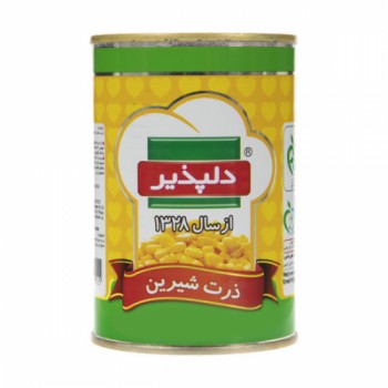 کنسرو ذرت شيرين دلپذير 415 گرمي