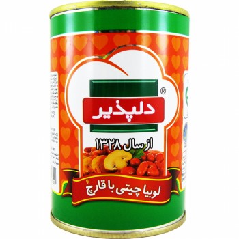لوبيا چيتي با قارچ دلپذير 420 گرمي