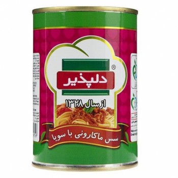 سس ماکاروني با سويا دلپذير 400 گرمي