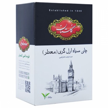 چاي سياه ارل گري ( معطر ) گلستان 100 گرمي