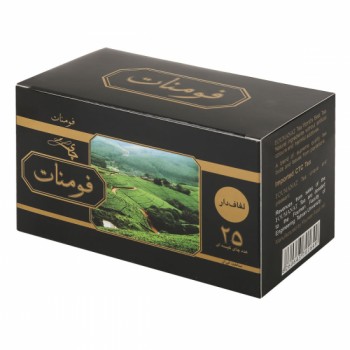 چاي کيسه اي فومنات بسته 25 عددي