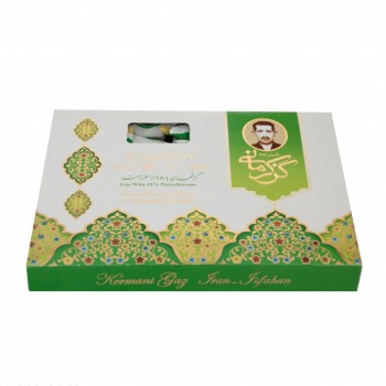 گز لقمه اي با 18% مغز پسته کرماني 450 گرمي