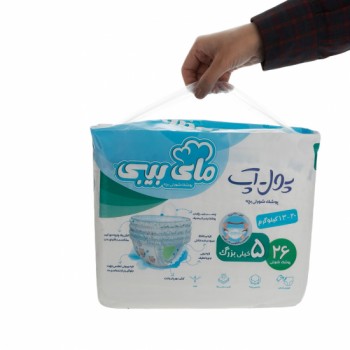پوشک شورتي ماي بي بي پول آپ سايز 5 بسته 26 عددي