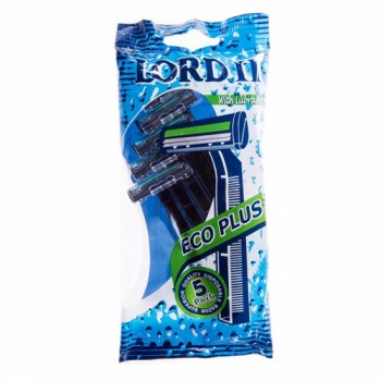 ژيلت دولبه صابوني پفکي Lord II بسته 5 عددي