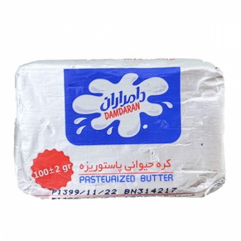 کره حيواني پاستوريزه دامداران 100 گرمي