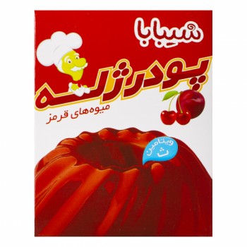 پودر ژله ميوه هاي قرمز شيبابا 100 گرمي