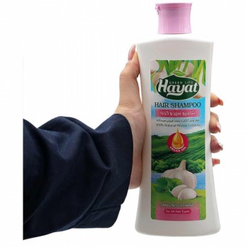 شامپو سير و گزنه حيات 400 گرمي