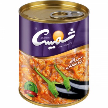 کنسرو خوراک بادمجان شميسا 450 گرمي