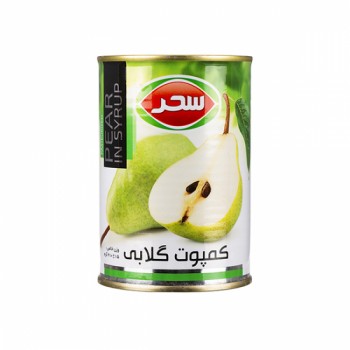 کمپوت گلابي سحر قوطي ايزي اپن 430 گرمي