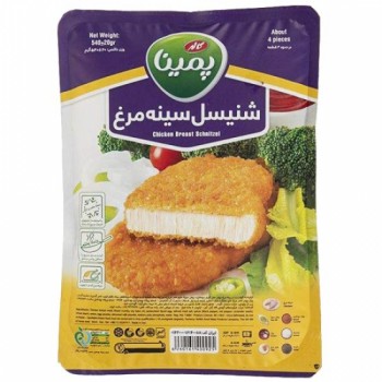 شنسل سينه مرغ پمينا کاله 4 تکه 540 گرمي