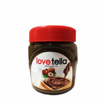 کرم کاکائو فندقي Love tella مقدار 350 گرم