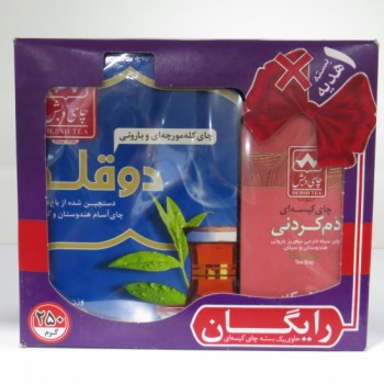 پک دو عددي چاي سياه کله مورچه و باروتي دبش 250 گرمي