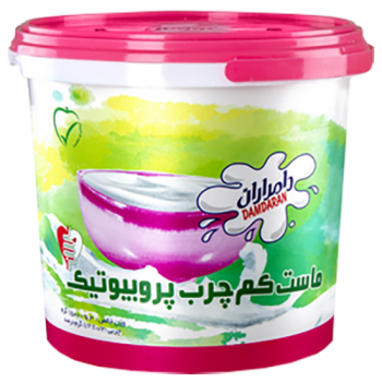 ماست کم چرب پروبيوتيک 1500 گرمي دامداران