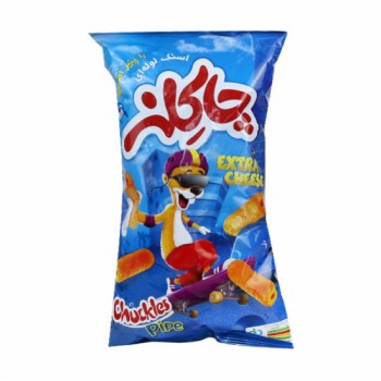 اسنک لوله اي با پنير اضافه چاکلز 47 گرمي
