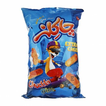 اسنک لوله اي با پنير اضافه چاکلز 47 گرمي