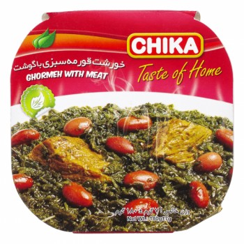 خورش قورمه سبزي  چيکا 180 گرمي