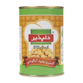 کنسرو نخود آبگوشتي دلپذير 420 گرمي