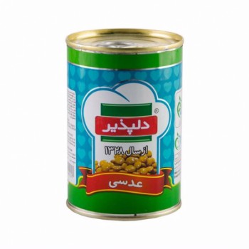 کنسرو عدسي دلپذير 420 گرمي
