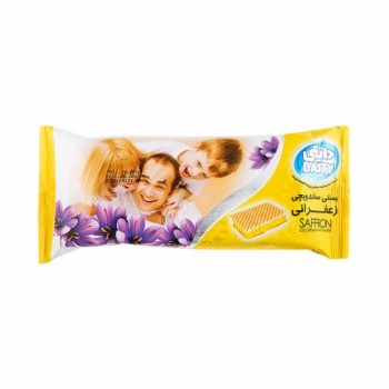 بستني ساندويچي زعفراني دايتي 50 گرمي
