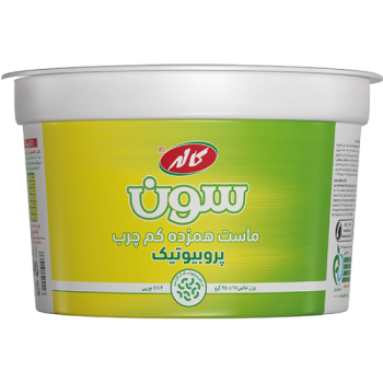 ماست همزده کم چرب 1.4% سون کاله 450 گرمي